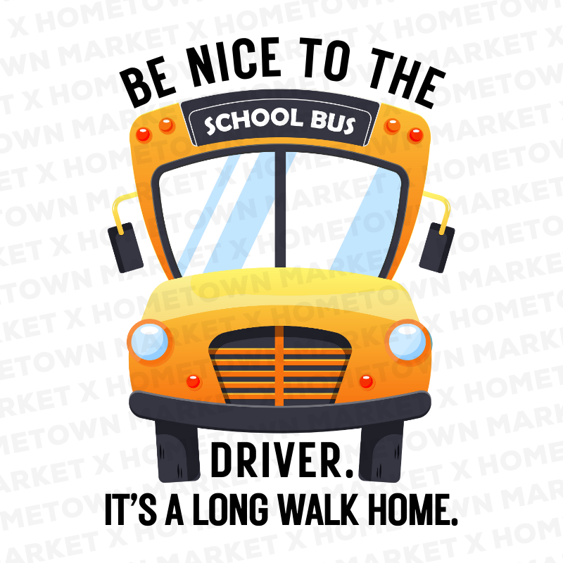 School Bus Driver T-shirt - Size Large