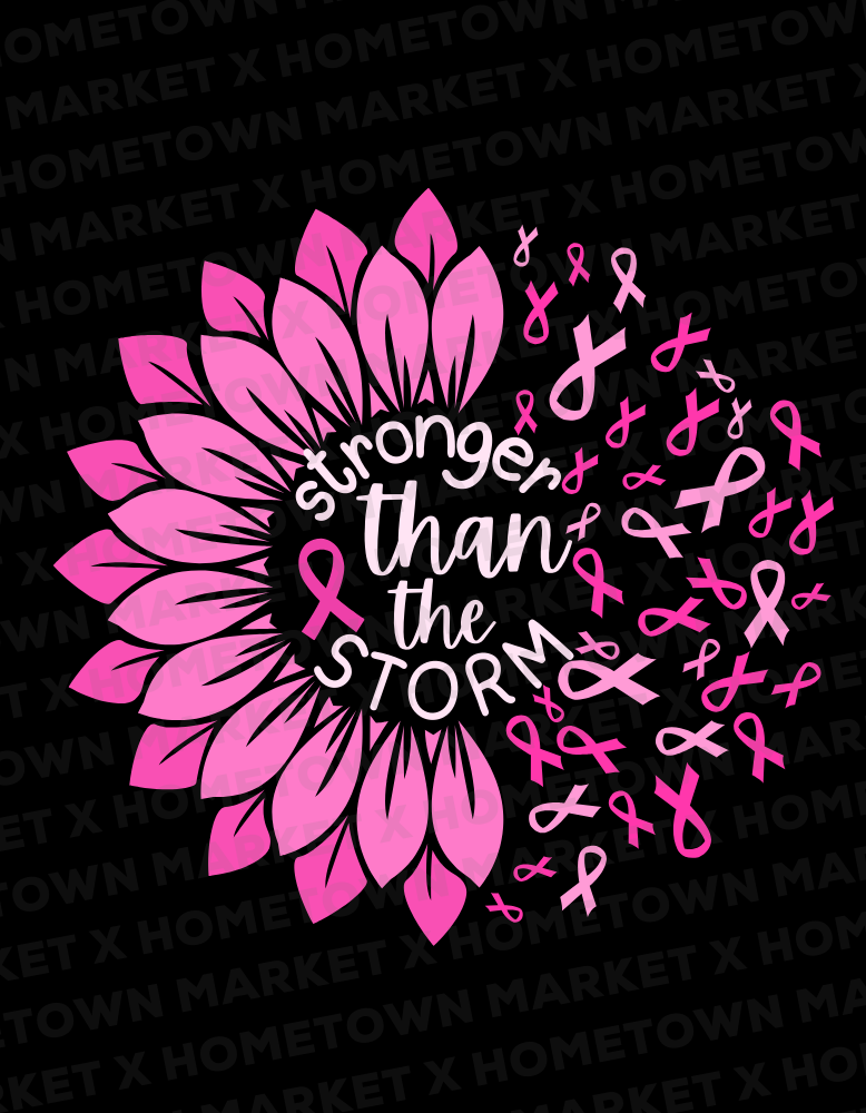 BCA Stronger Than The Storm Flower T-Shirt - 5XL