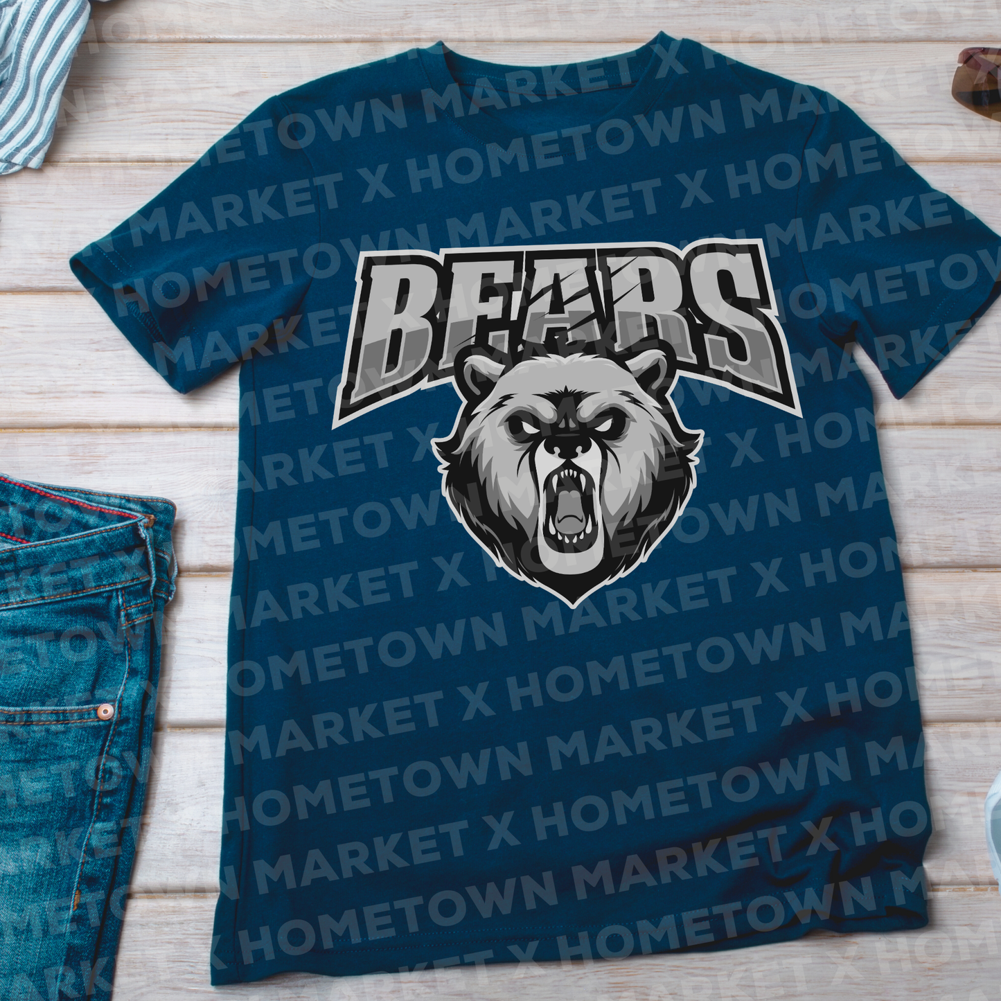 "Bears C" T-Shirt - YOUTH XL