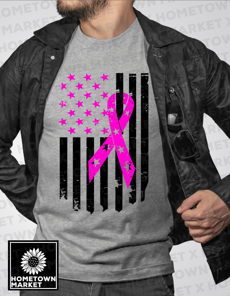 BCA Flag + Ribbon T-Shirt - YOUTH Medium