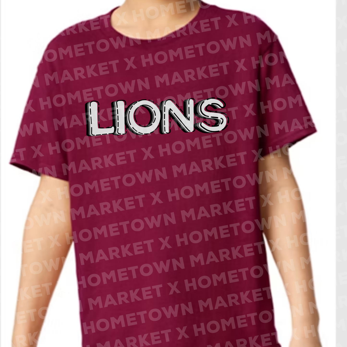 "LIONS B" T-Shirt - YOUTH Large