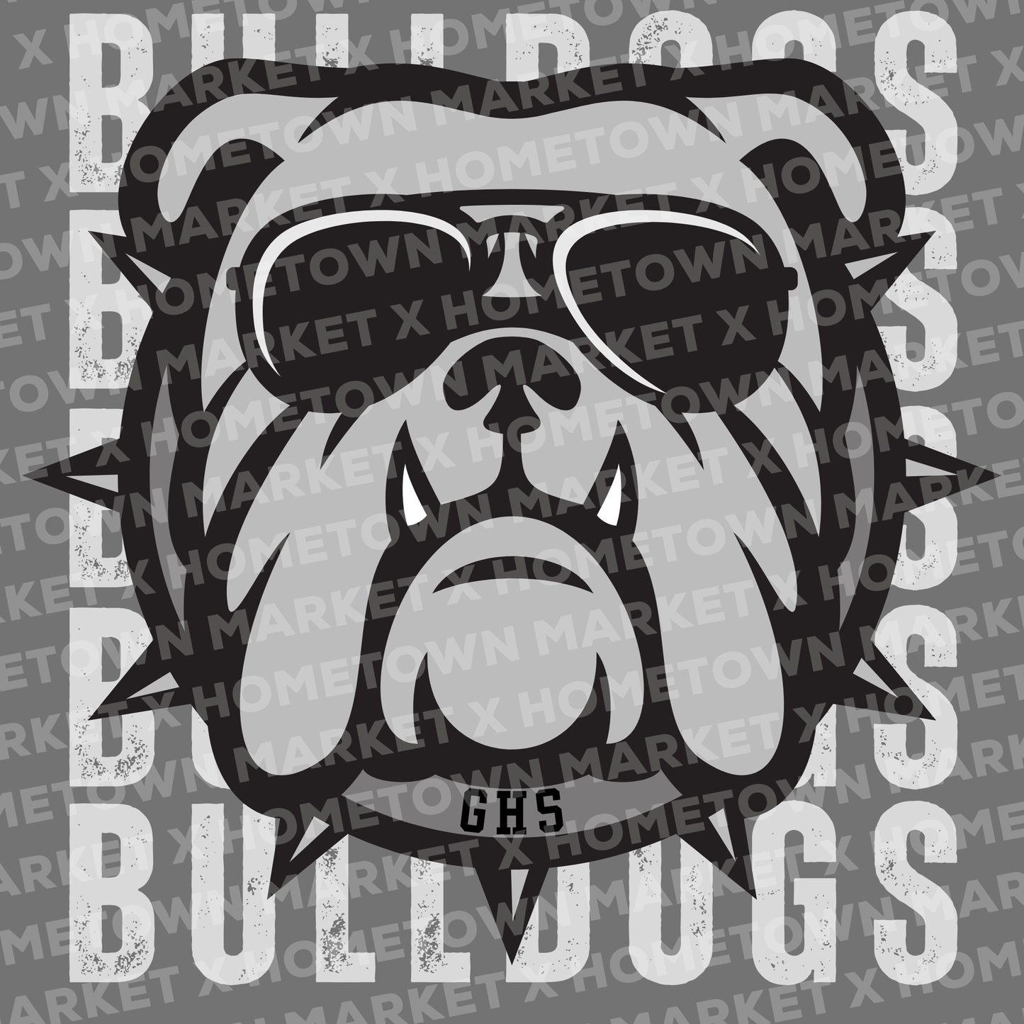 "BULLDOGS MASCOT" T-Shirt - YOUTH XS