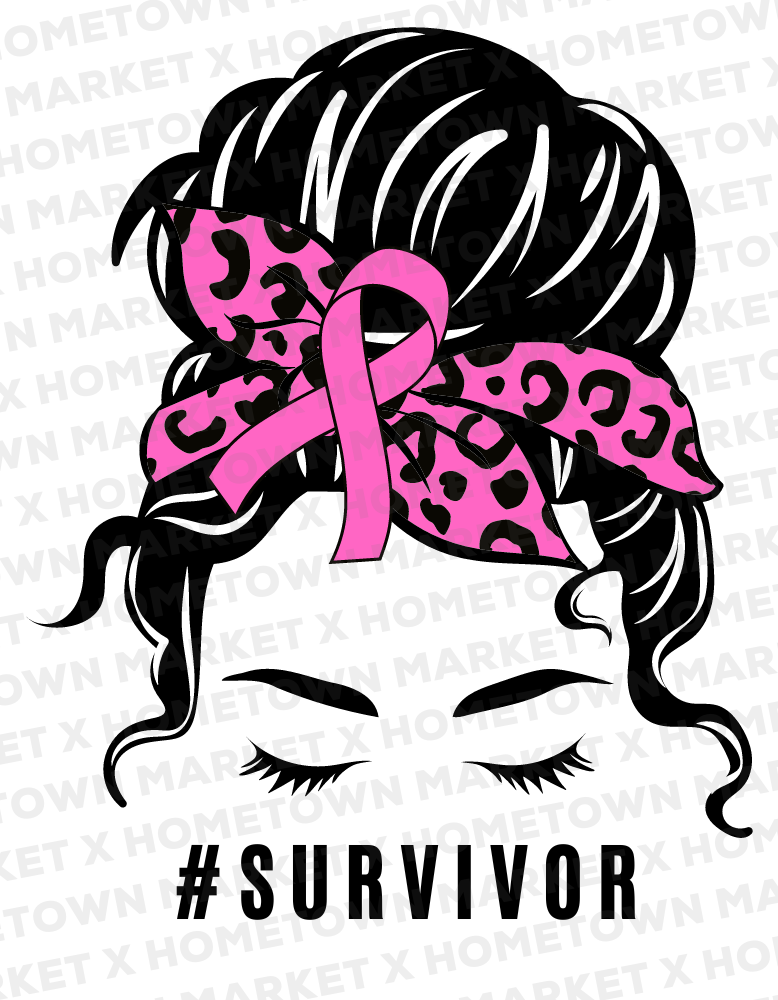 BCA Survivor Messy Bun T-Shirt - 5XL