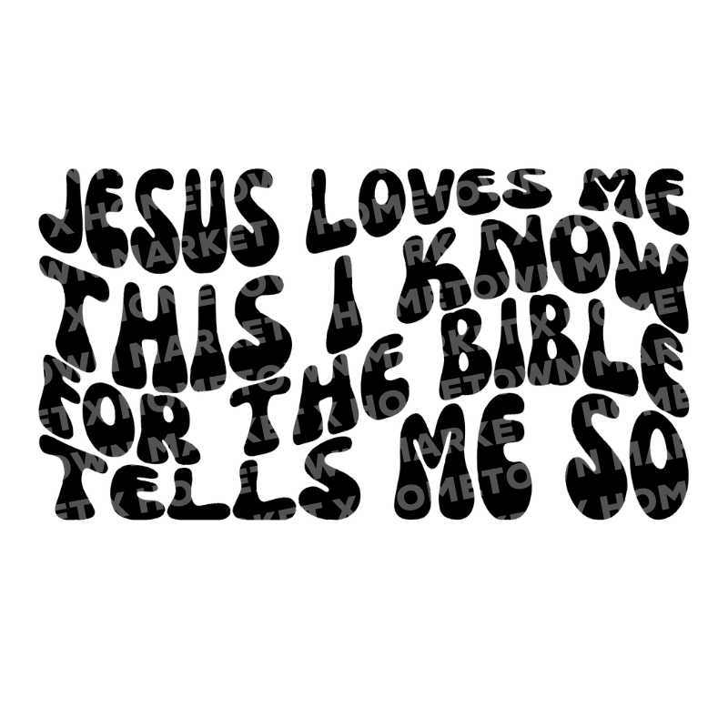 Jesus Loves Me TShirt - Size Small