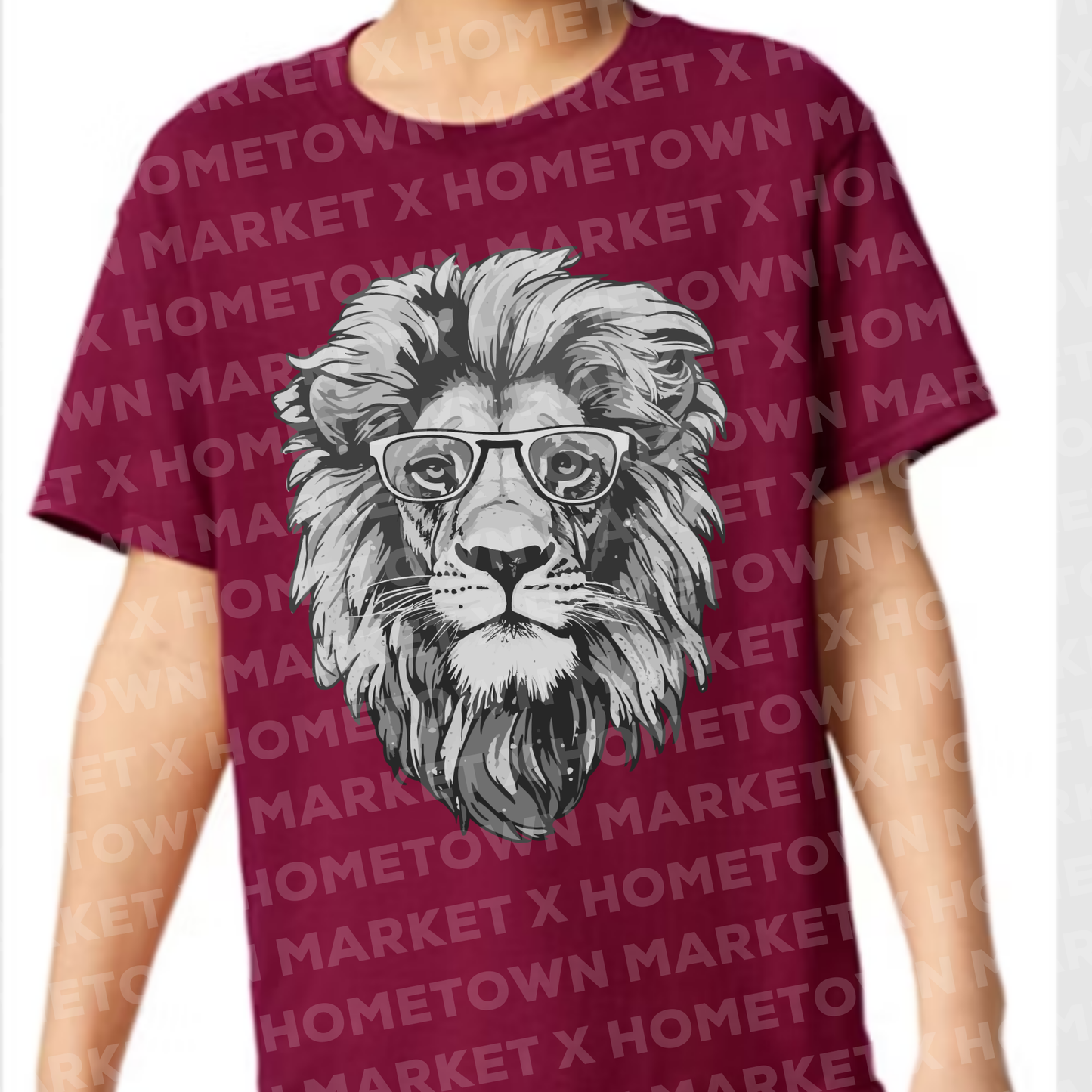 "Cool Lion" T-Shirt - Size Small