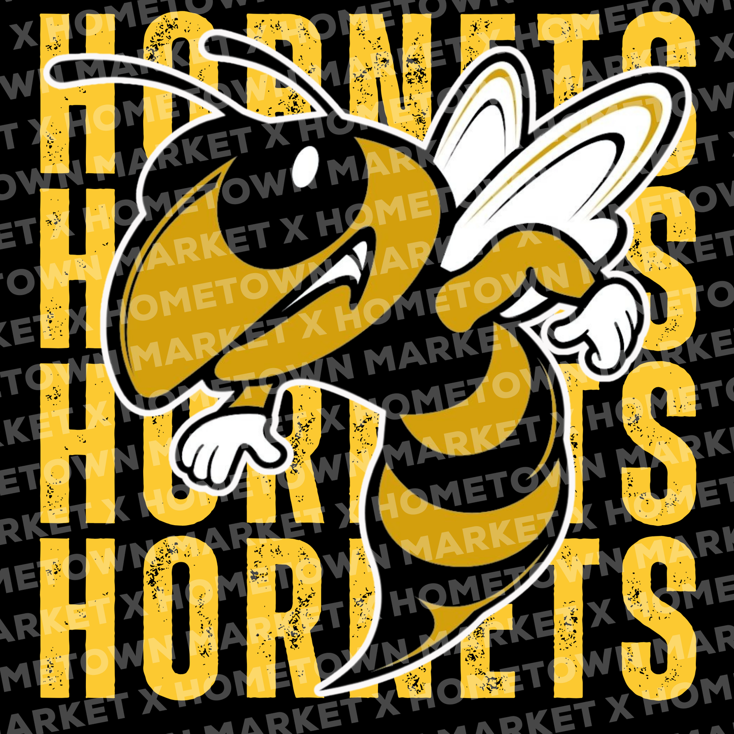 "Ider Hornets Mascot" T-Shirt - Size Large