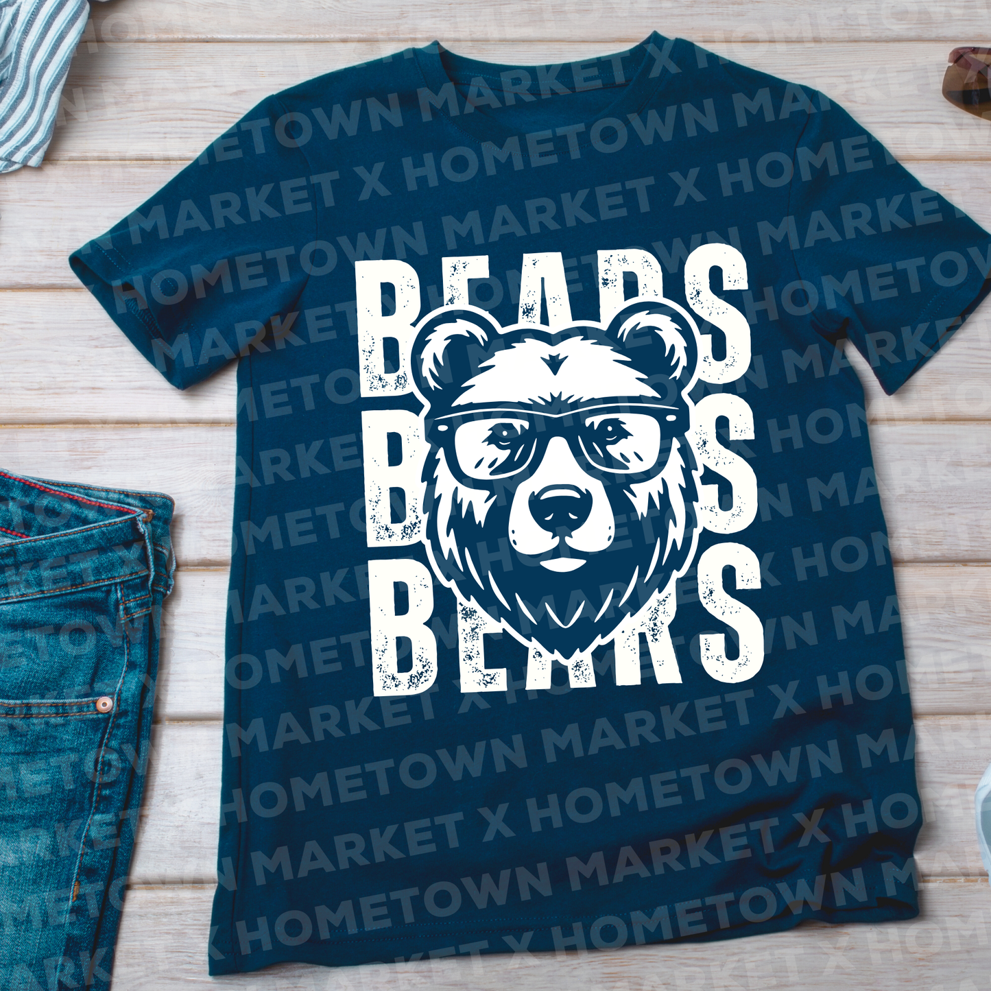 "Bears A" TShirt - Size 5XL