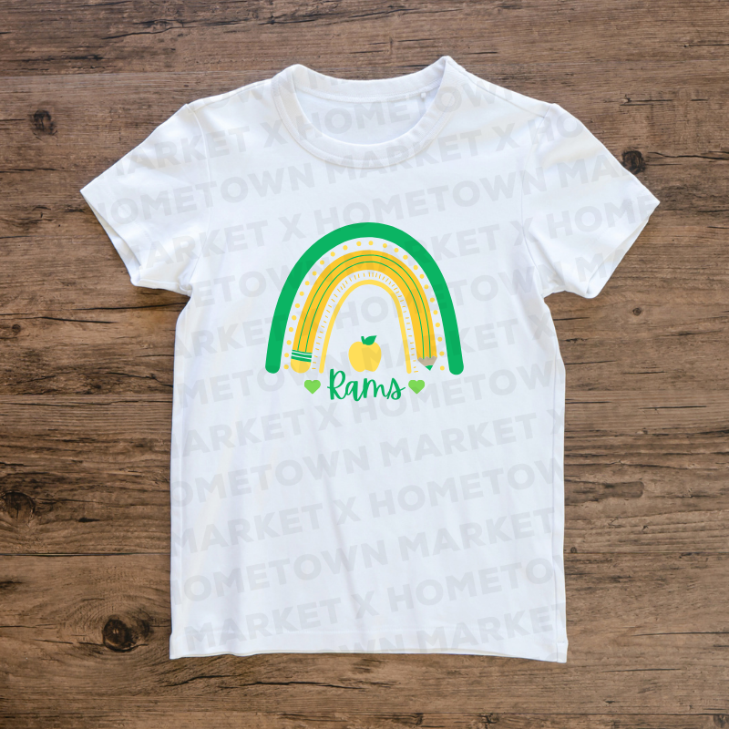 Rams Rainbow BTS TShirt - YOUTH Small