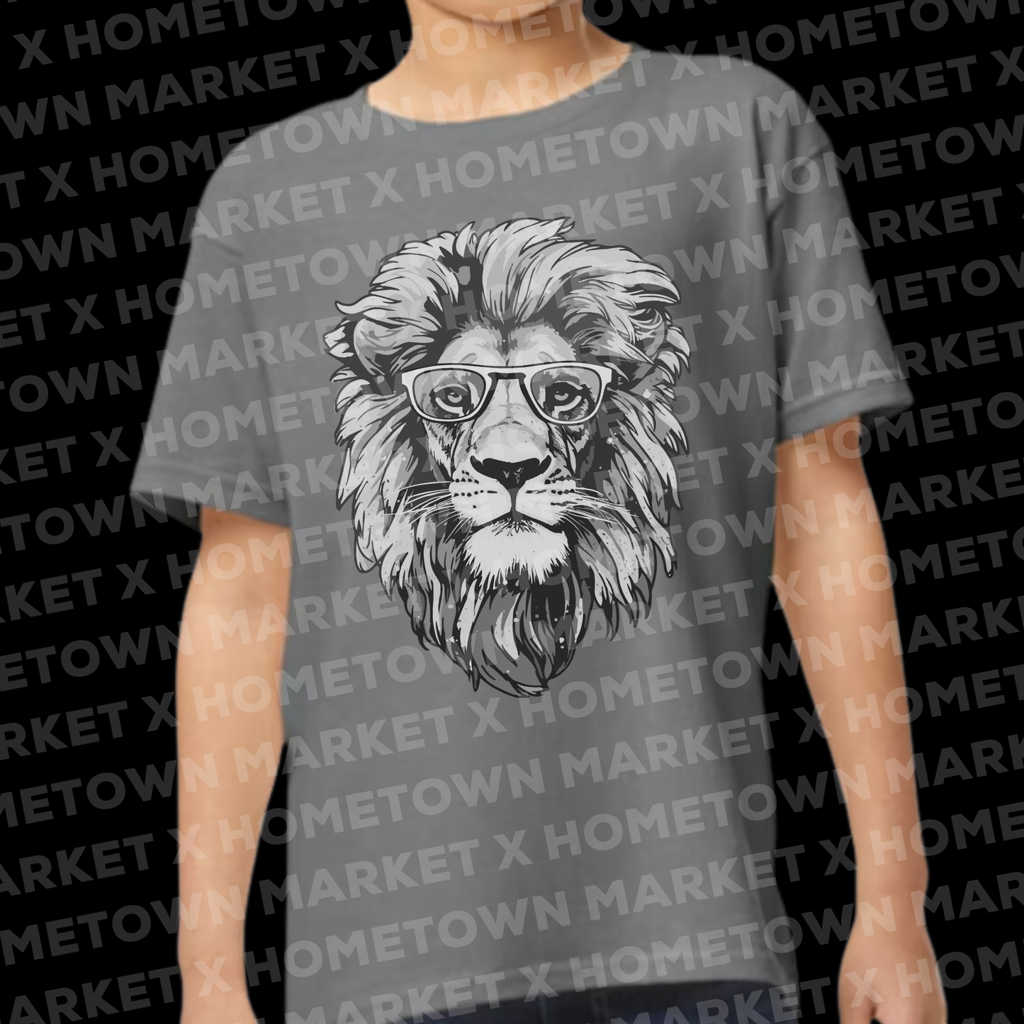 "Cool Lion" T-Shirt - YOUTH Large