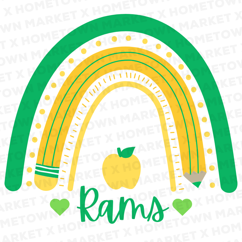 Rams Rainbow BTS TShirt - YOUTH XS