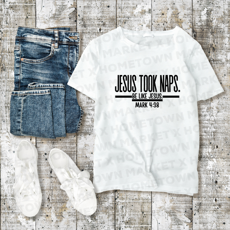 Jesus Took Naps TShirt - YOUTH Large