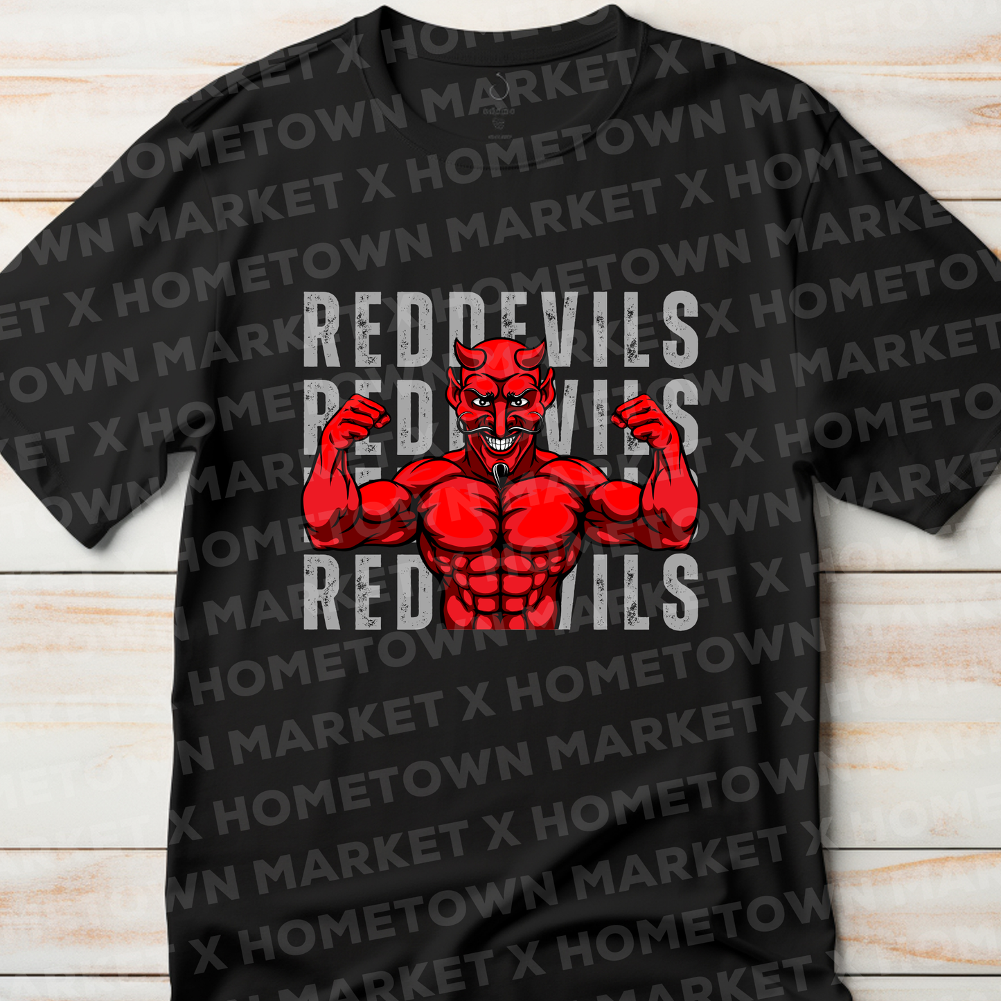 "Fyffe Red Devils Mascot" TShirt - Size Large