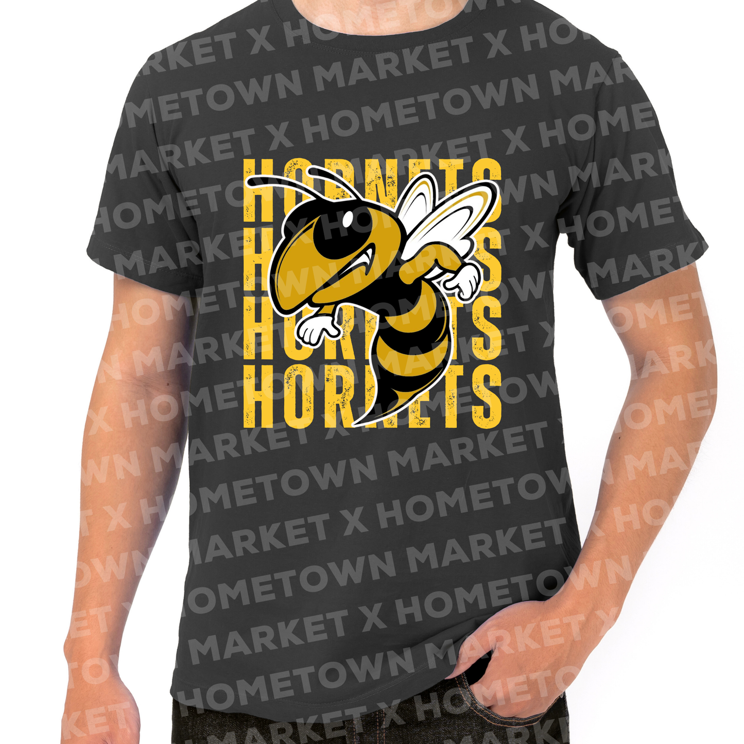 "Ider Hornets Mascot" T-Shirt - Size Large