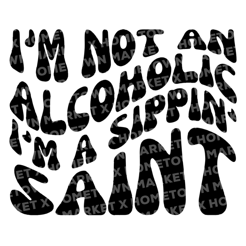 Sippin' Saint TShirt - Size Small