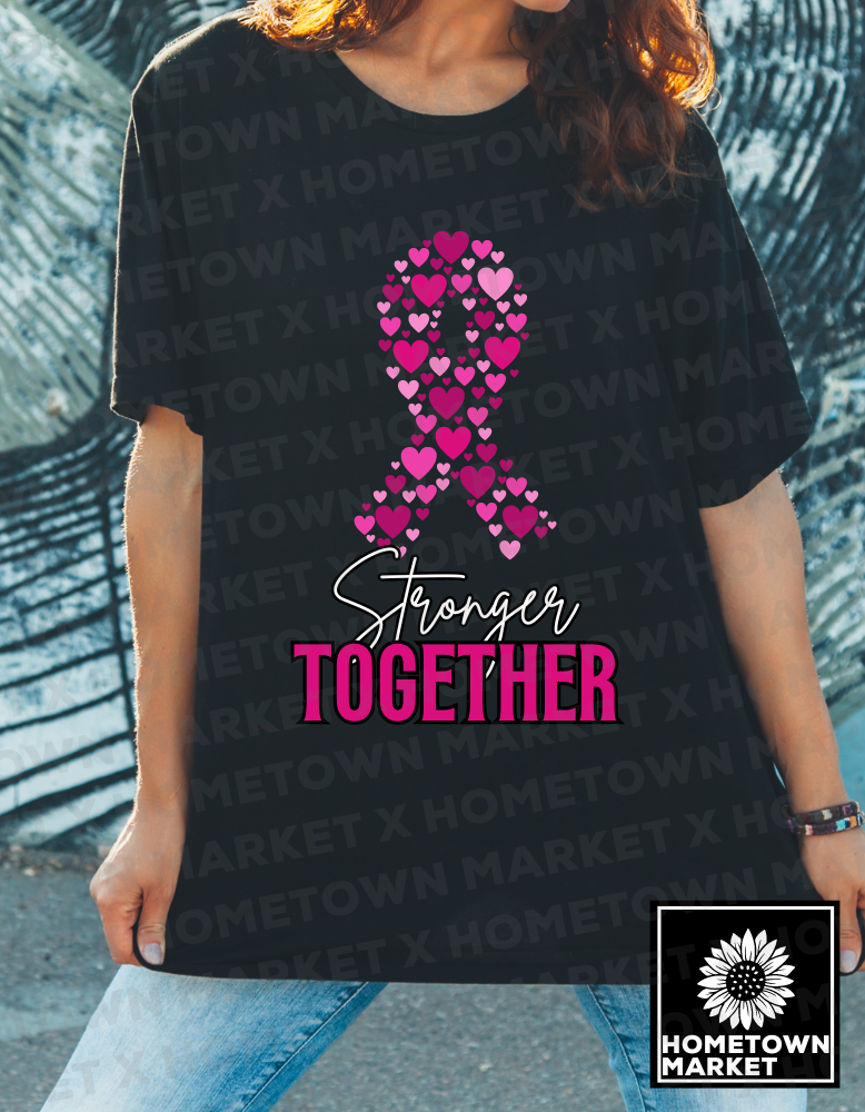 BCA Stronger Together Ribbon T-Shirt - YOUTH XL