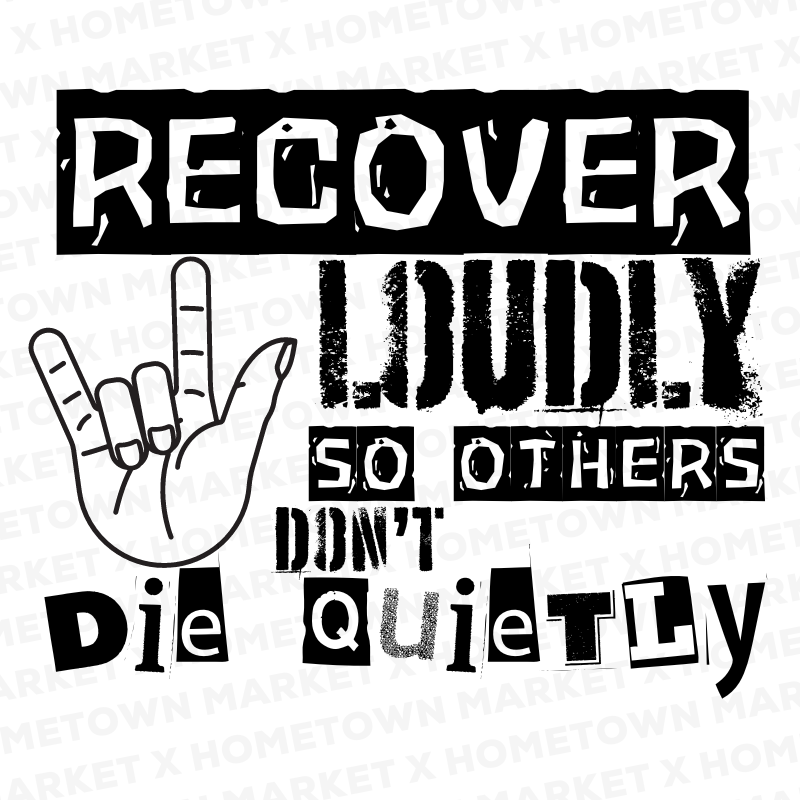 Recover Loudly TShirt - Size XL