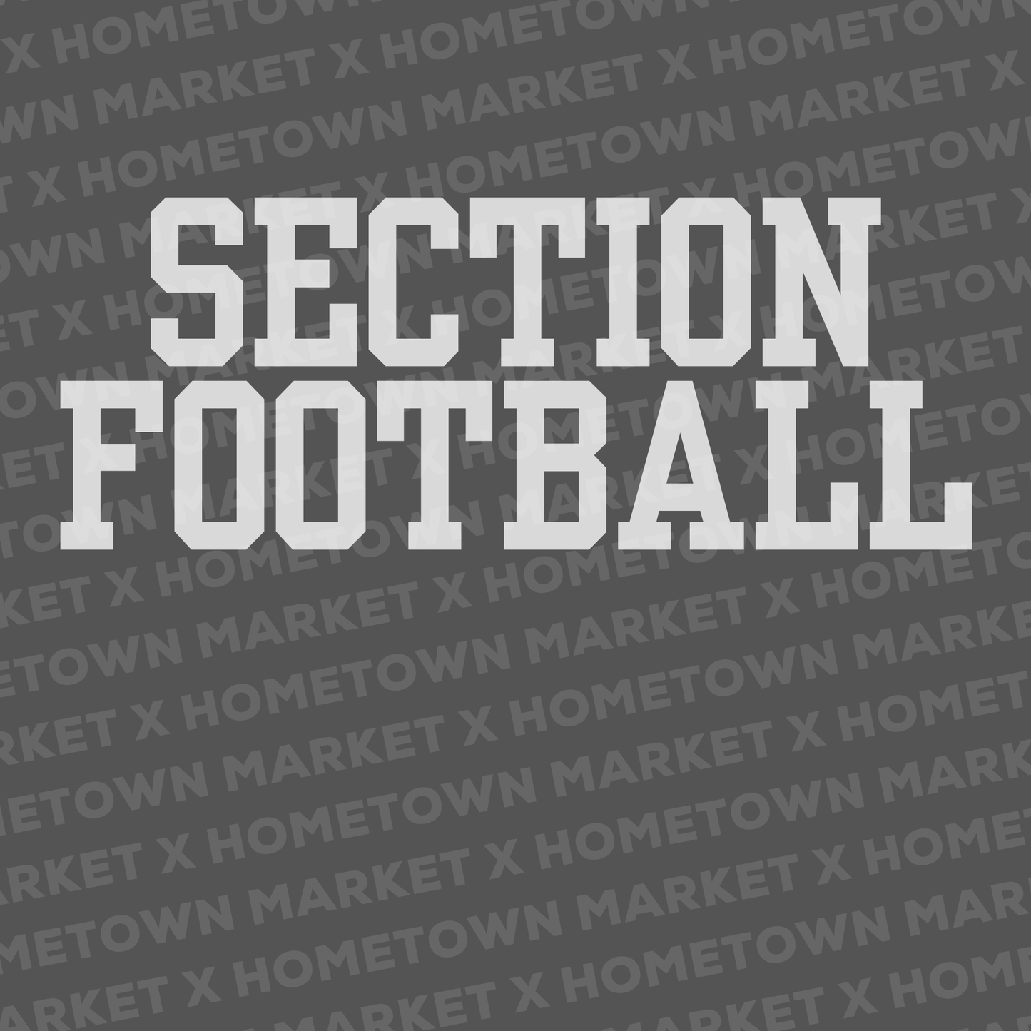 "SECTION FOOTBALL" T-Shirt - Size Medium