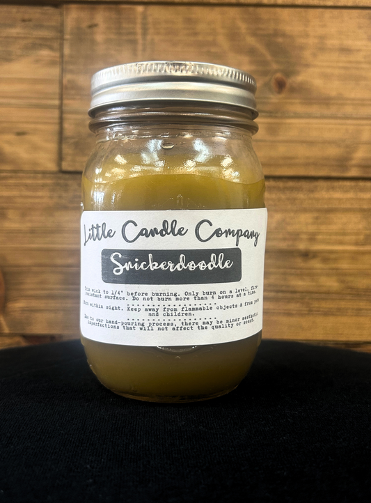 Mason Jar Candle: Snickerdoodle