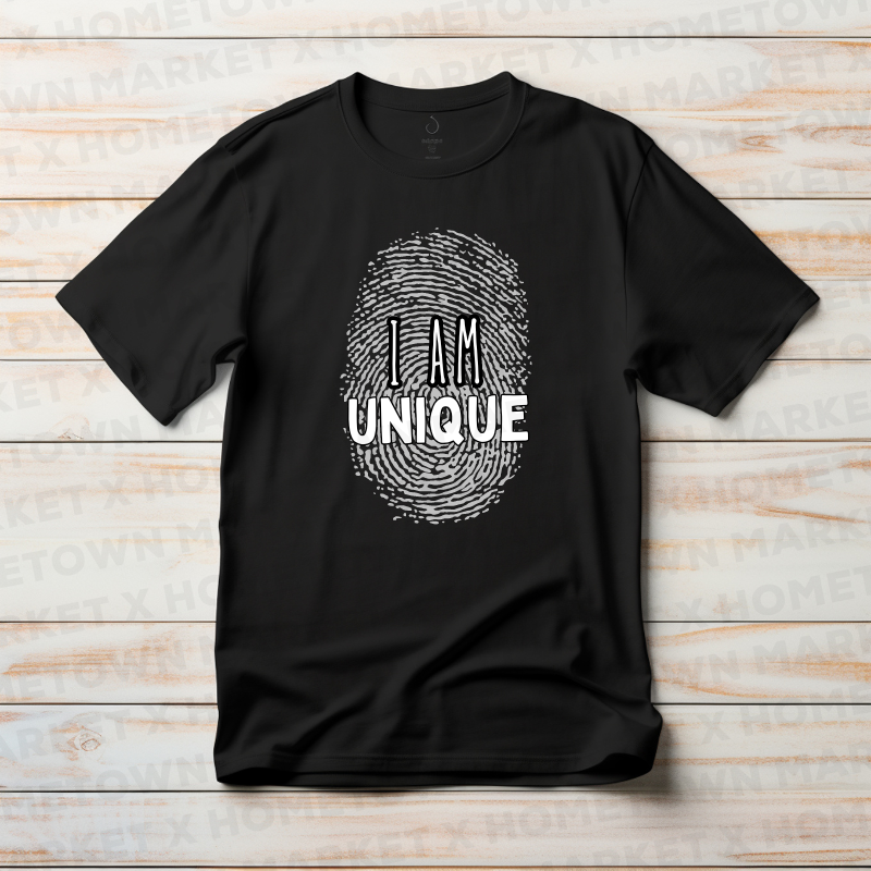 "I Am Unique" TShirt - Size 5XL