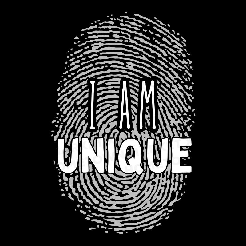 "I Am Unique" TShirt - Size 4XL