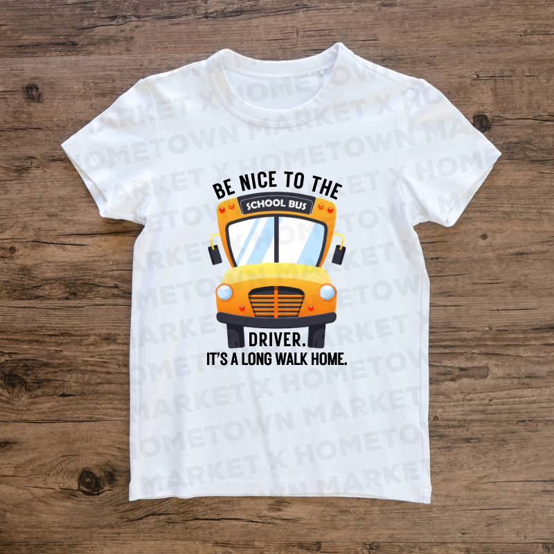 School Bus Driver T-shirt - Size Large