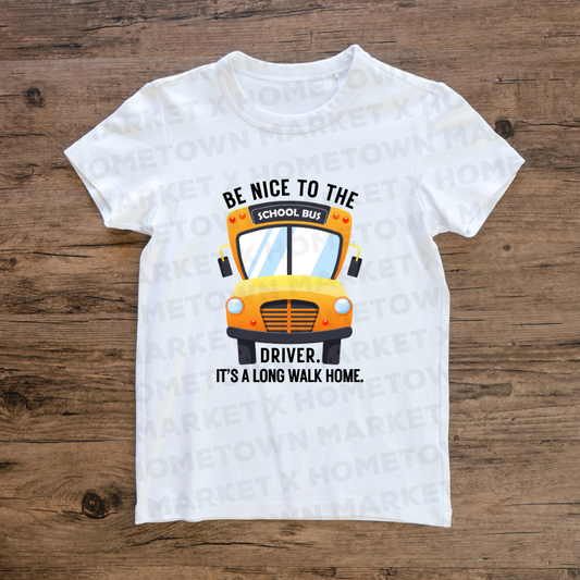 School Bus Driver T-shirt - Size Small