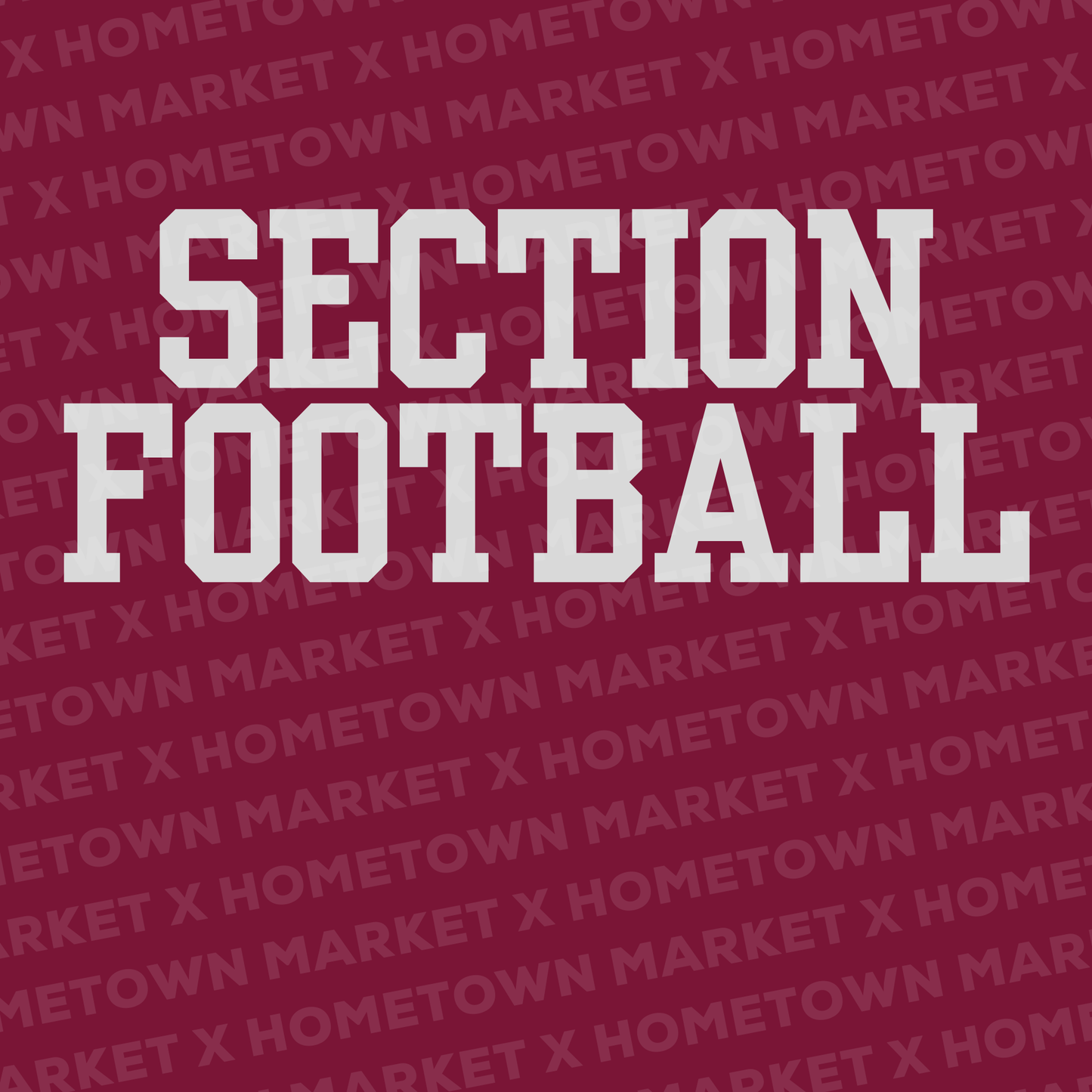 "SECTION FOOTBALL" T-Shirt - Size Small