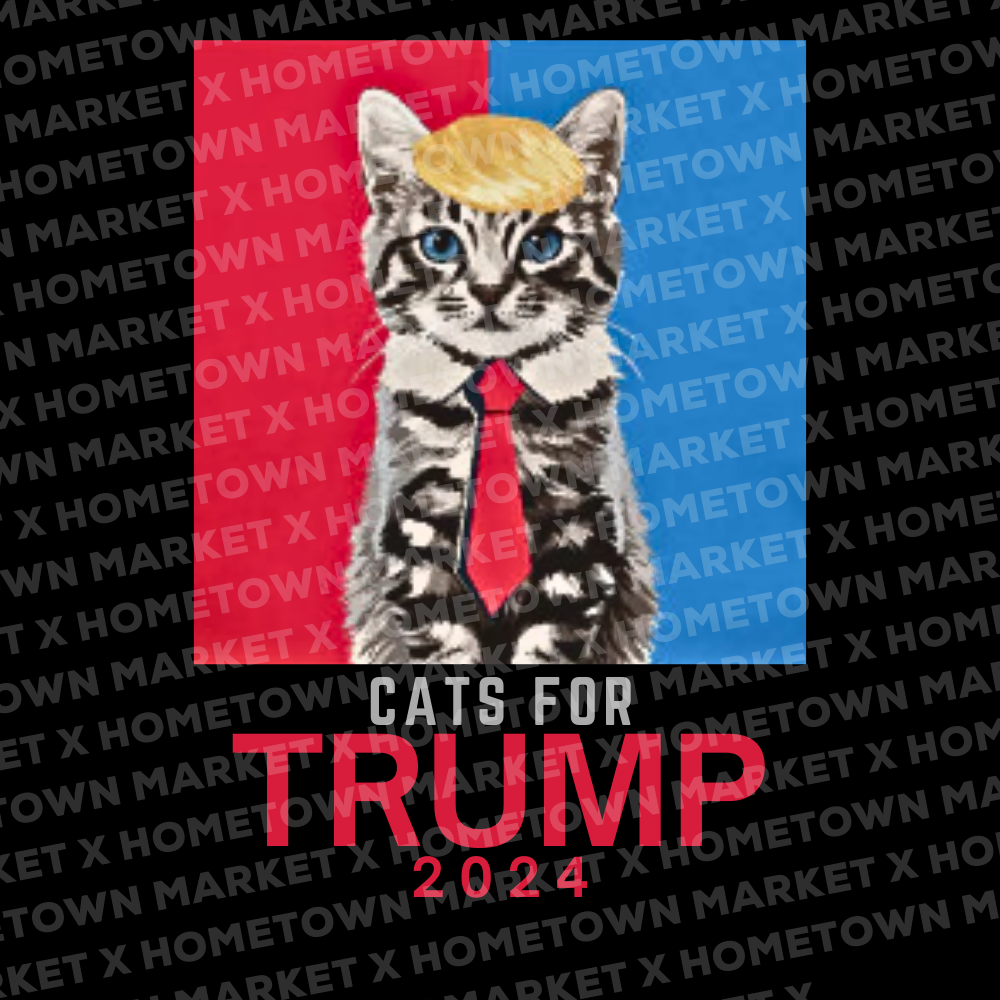 Cats for Trump T-Shirt - YOUTH Medium