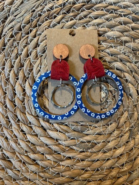 Nesting Hoop Dangles: Country Charm