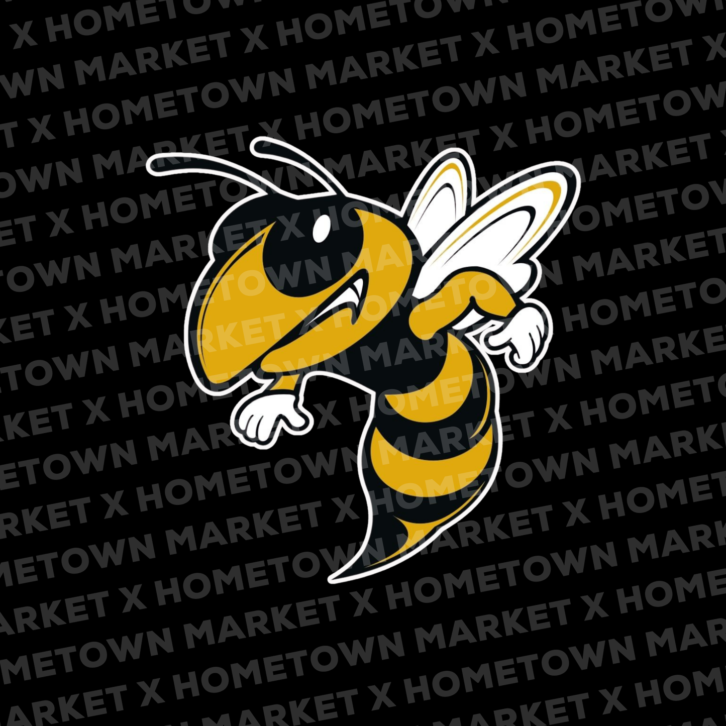 "CUSTOM IDER HORNETS W LOGO" T-Shirt - Size 2XL